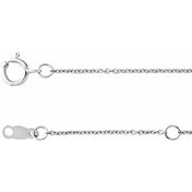 14K White 1/3 CTW Natural Black Diamond 7-Station 16-18" Necklace