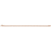 14K Rose 5 1/3 CTW Lab-Grown Diamond Line 7 1/4" Bracelet
