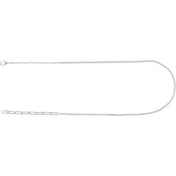 14K White 3 1/5 CTW Natural Diamond Adjustable 15-18" Necklace