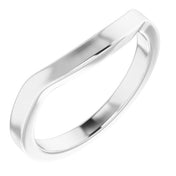 14K White Matching Band