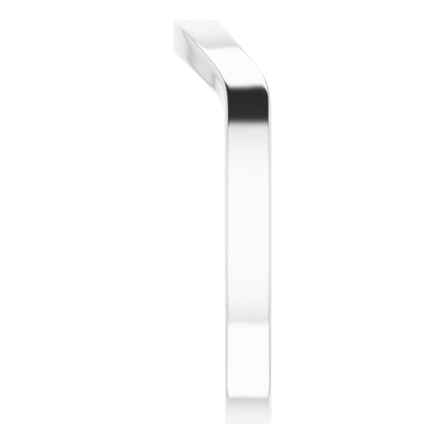 14K White Matching Band