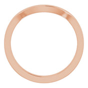 14K Rose Matching Band