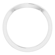 14K White Matching Band