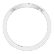 14K White Matching Band