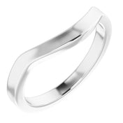 14K White Matching Band
