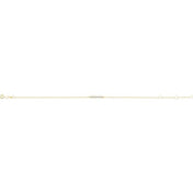 14K Yellow 1/10 CTW Natural Diamond Bar 6 1/2-7 1/2" Bracelet