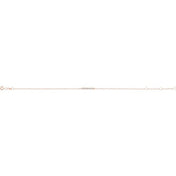 14K Rose 1/10 CTW Natural Diamond Bar 6 1/2-7 1/2" Bracelet