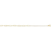 14K Yellow 1 CTW Lab-Grown Diamond Line 7" Bracelet