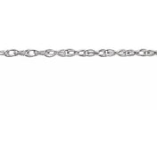 Platinum 1.3 mm Rope Chain by the Inch