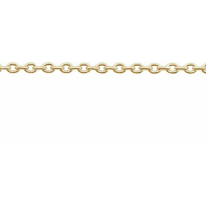 14K Yellow 1.4 mm Cable Chain by the Inch