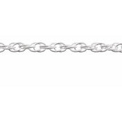 Sterling Silver 2.5 mm Rope Chain by the Inch
