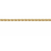 14K Yellow Recycled Metal 1.25 mm Chain by the Inch