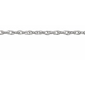 14K White Recycled Metal 1.5 mm Rope Chain by the Inch