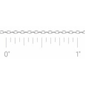 Sterling Silver 1.1 mm Cable Chain by the Inch