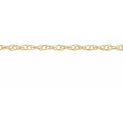 14K Yellow Gold-Filled 1.25 mm Rope Chain by the Inch