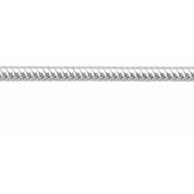 Sterling Silver 2.5 mm Round Snake Chain by the Inch