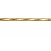 14K Yellow 1.5 mm Round Snake Chain by the Inch