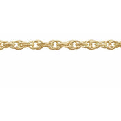 14K Yellow Gold-Filled 2.3 mm Rope Chain by the Inch