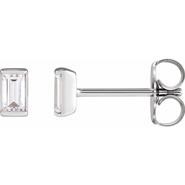 Sterling Silver 1/5 CTW Natural Diamond Stud Earrings