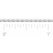 Sterling Silver Diamond-Cut Wheat Chain by the Inch