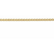 14K Yellow Recycled Metal 1.3 mm Diamond-Cut Box Chain by the Inch