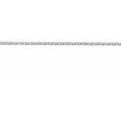 Sterling Silver 1 mm Wheat Chain by the Inch
