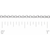 Sterling Silver 1.5 mm Rolo Chain by the Inch