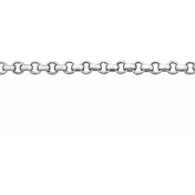 Sterling Silver 2 mm Rolo Chain by the Inch