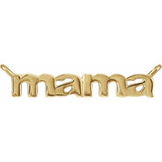 10K Mama Necklace Center Crafted with Quality and Elegant Design