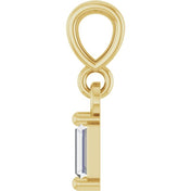 14K Yellow .06 CTW Natural Diamond Solitaire Pendant