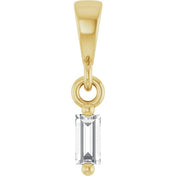 14K Yellow .06 CTW Natural Diamond Solitaire Pendant