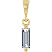 14K Yellow 1/6 CTW Natural Diamond Solitaire Pendant