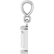 Platinum 1/6 CTW Natural Diamond Solitaire Pendant