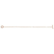 14K Rose 1/10 CTW Natural Diamond Toggle 7" Bracelet