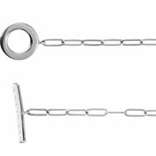 14K White 1/10 CTW Natural Diamond Toggle 7" Bracelet