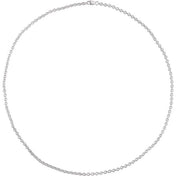 Sterling Silver 2.8 mm Cable 18" Chain