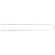 Sterling Silver 2.4 mm Cable 20" Chain