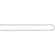 Sterling Silver 4 mm Cable 18" Chain