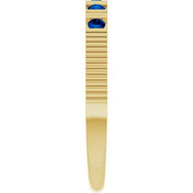 14K Yellow Natural Blue Sapphire Stackable Ring