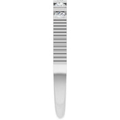 Platinum Natural White Sapphire Stackable Ring