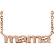 14K Rose Mama 18" Necklace