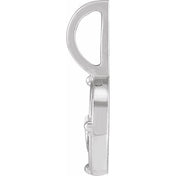 Platinum .015 CT Natural Diamond Earth Element Charm/Pendant