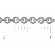 Sterling Silver 4 mm Cable Chain by the Inch