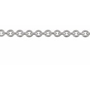 Sterling Silver 2.4 mm Cable Chain by the Inch