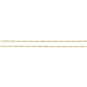 14K Yellow 3.95 mm Hollow Anchor 16" Chain