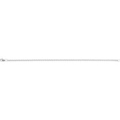 Sterling Silver 2.4 mm Cable 7" Chain