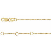 14K Yellow .04 CTW Natural Diamond Link 7" Bracelet