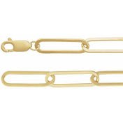 14K Yellow Gold-Filled 6.2 mm Paperclip-Style 20" Chain