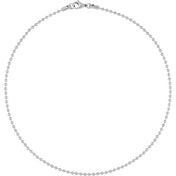 Stainless Steel 2.4 mm Hollow Bead 28" Chain