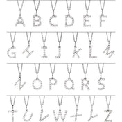 14K White 1/3 CTW Lab-Grown Diamond Initial M Pendant